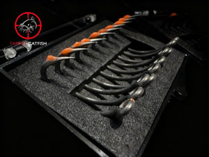 Target catfish hand sharpened XX hooks