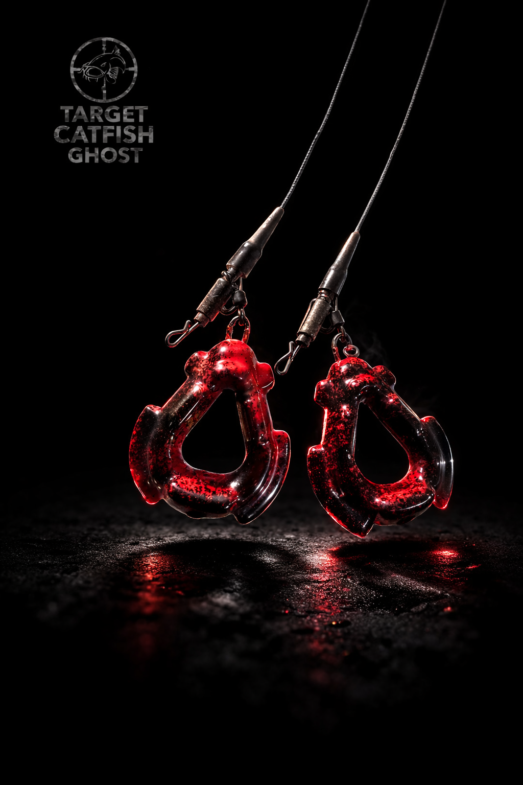 Target catfish GHOST lead free leader system (lead clip)