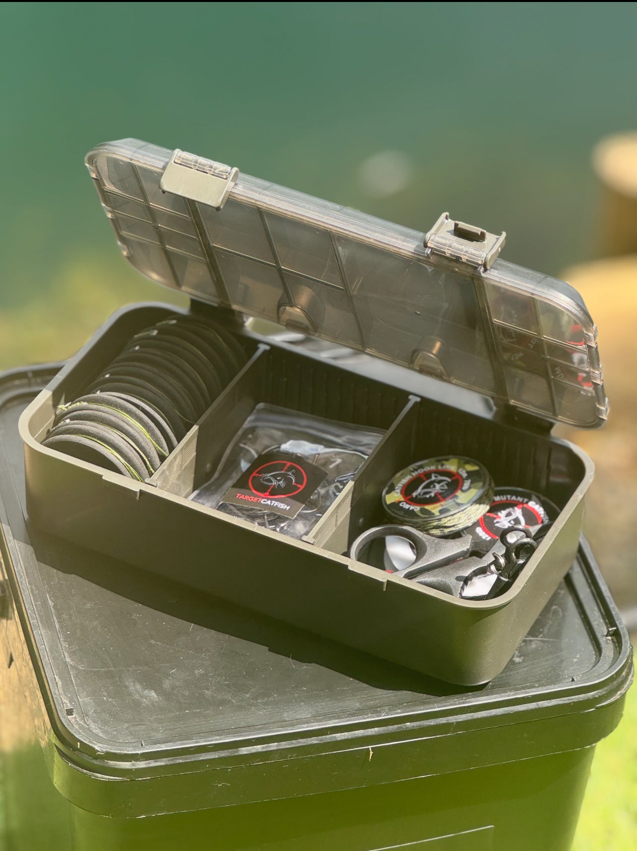 Target Catfish Loaded Tackle Box