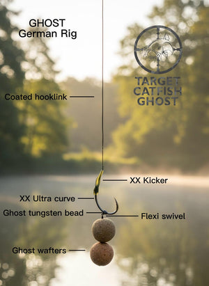 GHOST 50lb coated hooklink