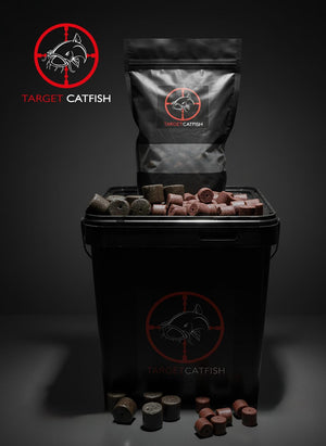 Target Catfish 20mm Pre-drilled Glugged Halibut Pellet