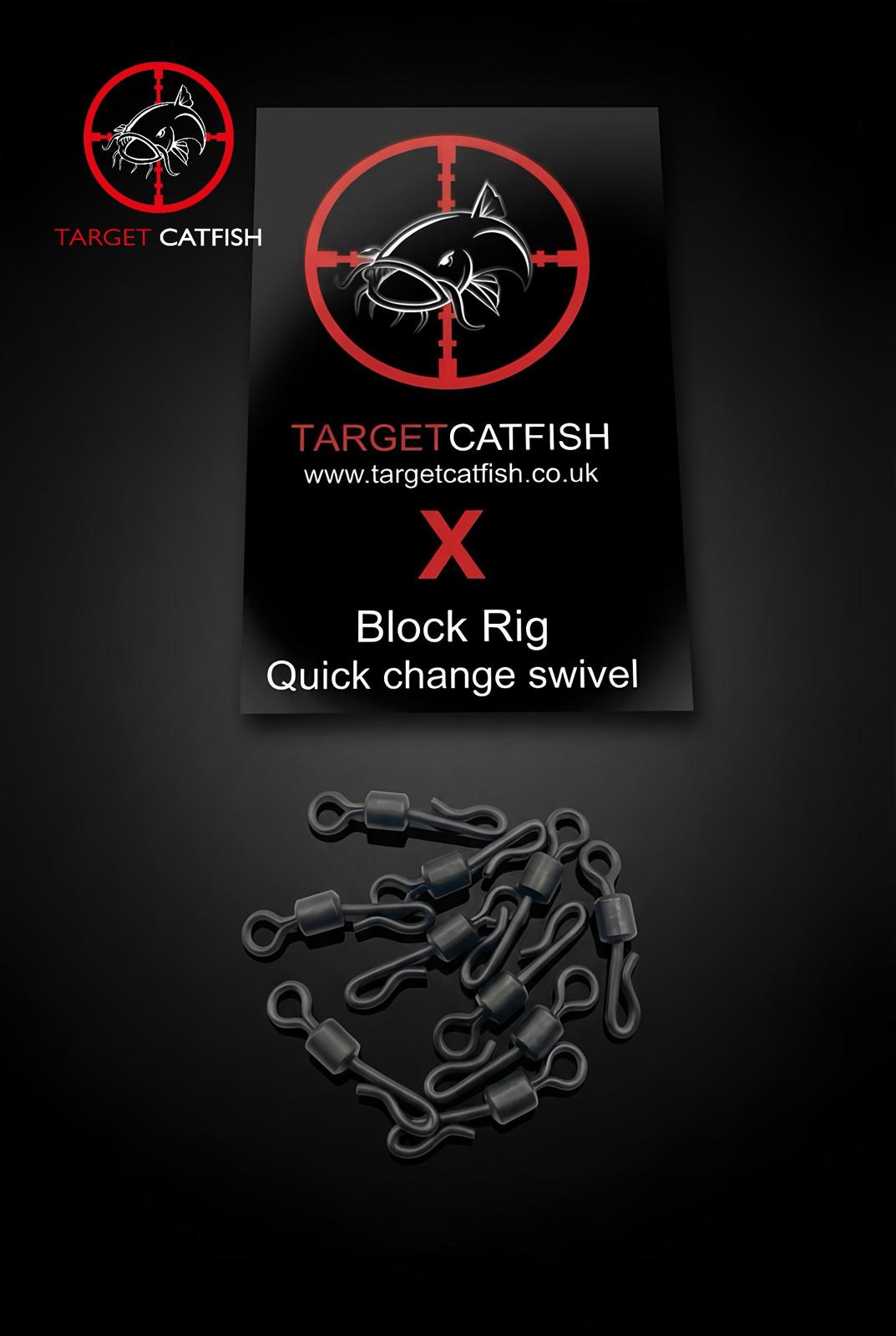 Target Catfish Block rig quick change swivel
